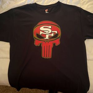 Hands Large 49ers / punisher shirt